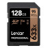 Lexar 633X Professional 128GB V30 U3 SDHC™/SDXC™ UHS-I Memory Cards (up to 95MB/s read, Write 45MB/s)