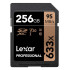 Lexar 633X Professional 256GB V30 U3 SDHC™/SDXC™ UHS-I Memory Cards (up to 95MB/s read, Write 45MB/s)