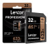 Lexar 633X Professional 32GB V10 U1 SDHC™/SDXC™ UHS-I Memory Cards (up to 95MB/s)