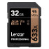 Lexar 633X Professional 32GB V10 U1 SDHC™/SDXC™ UHS-I Memory Cards (up to 95MB/s)