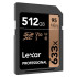 Lexar 633X Professional 512GB V30 U3 SDHC™/SDXC™ UHS-I Memory Cards (up to 95MB/s read, Write 45MB/s)