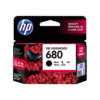 HP 680 Black Original Ink Advantage Cartridge (F6V27AA)