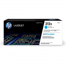 HP 212X High Yield Cyan Original LaserJet Toner Cartridge - 10,000 Page yield