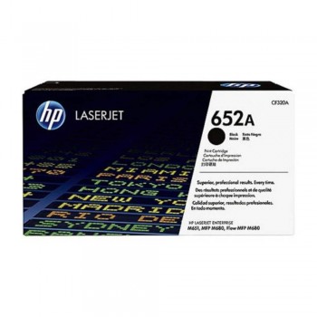 HP 652A Black LaserJet Toner Cartridge (CF320A)