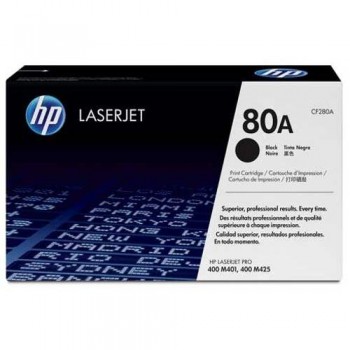 HP 80A Black LaserJet Toner Cartridge (CF280A)