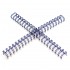 M-Bind Double Wire Bind 3:1 A4 - 5/16"(8mm) X 34 Loops, 100pcs/box, Blue
