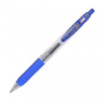 Zebra Sarasa Push Clip Gel Pen 0.7mm Blue