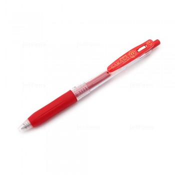 Zebra Sarasa Push Clip Gel Pen 0.7mm Red