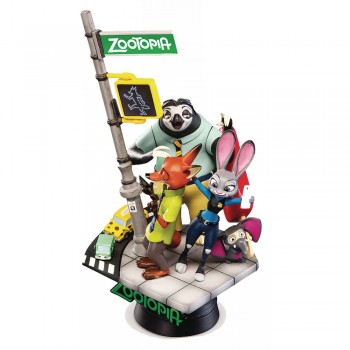 Disney Diorama D-Select Series Exclusive 6-Inch Statue - Zootopia (DS-001)